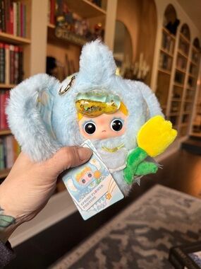 Spring Flower Fortune Blue Elephant - confirmed baby 3 OO Collectible